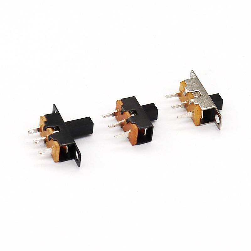Interrupteur de diapositives SS12F71 pour l'éclairage, les appareils électriques et les petits appareils électroménagers, un 1-position unique-Rangée troisième-Pin d'interrupteur de diapositive verticale