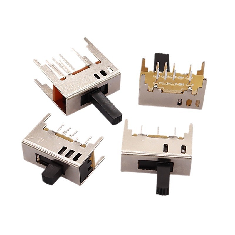 Interrupteur de diapositives SS23D03, double-Rangée huit-broche trois-Position, interrupteur poussoir micro l'interrupteur de glissement personnalisé pour les appareils électroménagers