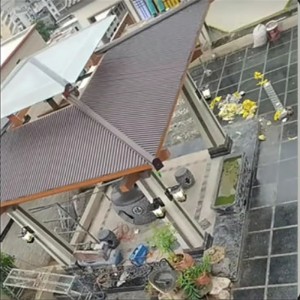 Panneaux en aluminium pour le toit de la grande paroi-Conception en forme avec les propriétés d\'isolation thermique