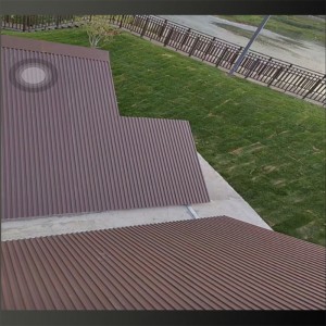 Panneaux en aluminium pour le toit de la grande paroi-Conception en forme avec les propriétés d\'isolation thermique