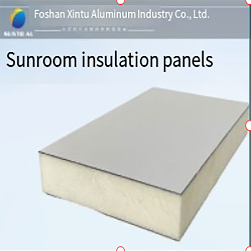 Panneaux plats isolés en alliage en aluminium sur le toit
