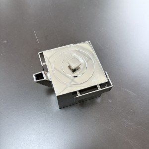 Zotye en acier inoxydable en métal argenté électroplate simple conception simple de 8,5 cm en acier inoxydable