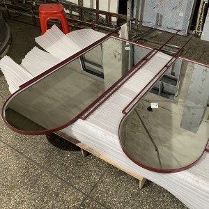 Lampe intégrée en acier inoxydable Zotye et miroir intelligent en acier inoxydable électrodable personnalisable