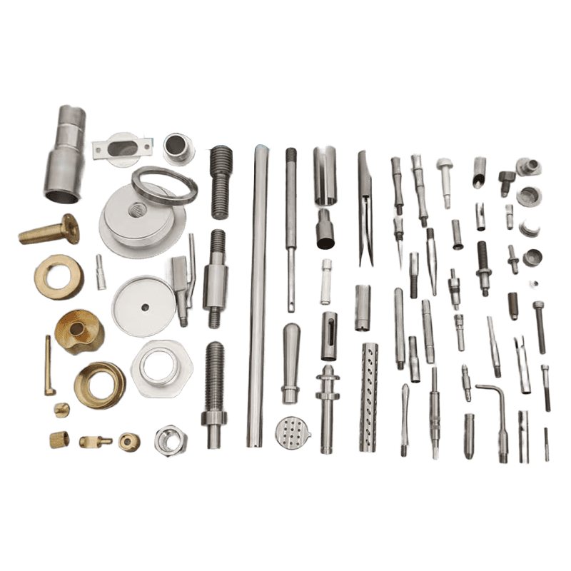 Cinq-Traitement des pièces de l'axe