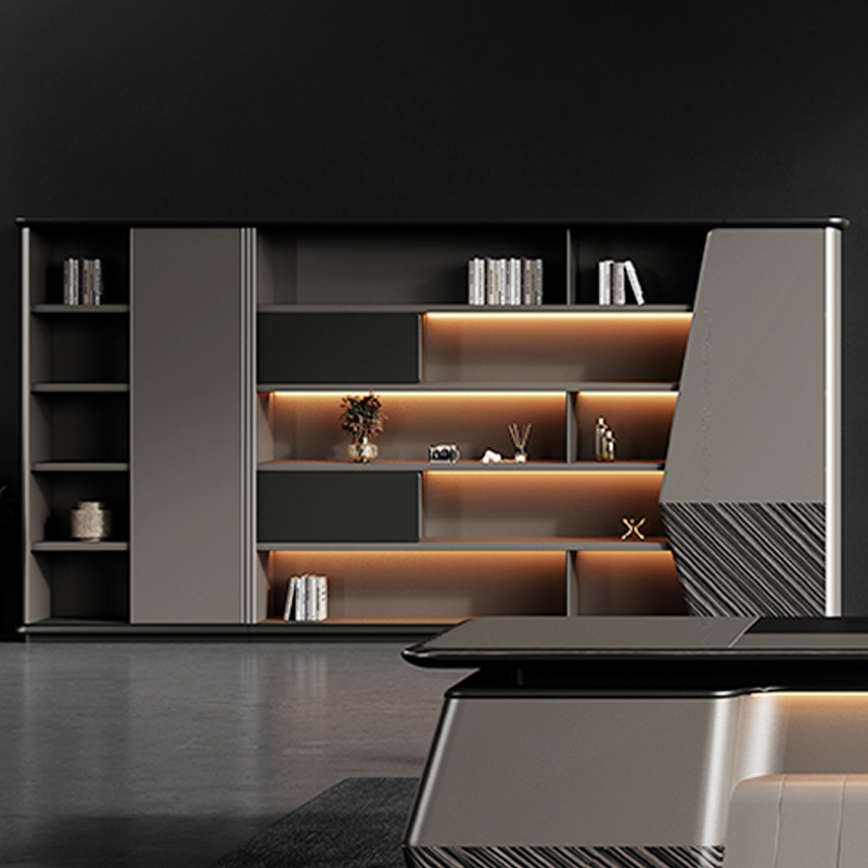 Panneau de luxe modèle DBT006-style Manager Bureau Exécutif Unique, Président\Grand bureau avec ensemble de chaises, bureau Boss