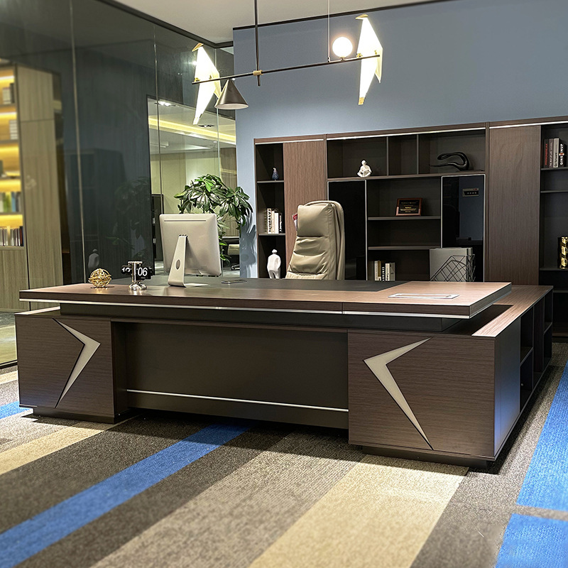 Modèle. 007 Bureau de direction simple, patron/Président Mobilier de Bureau, Gérant/Bureau de superviseur, bureau d’ordinateur – Best-seller
