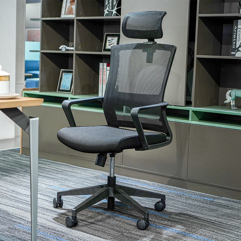 Modèle BGY001 Chaise ergonomique en maille en gros - Dossier incurvé respirant avec hauteur-Bras réglables pour les études, le bureau et les longues séances assises