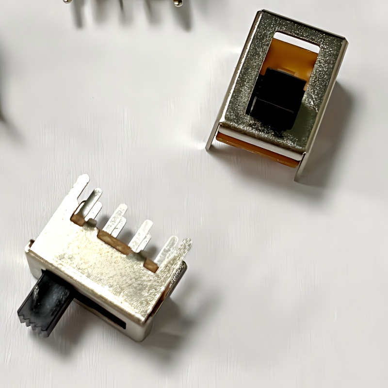 interrupteur à glissière SS23F06 3-poste, 10-conception de broches pour les lumières LED -- Usine de Dongguan directe