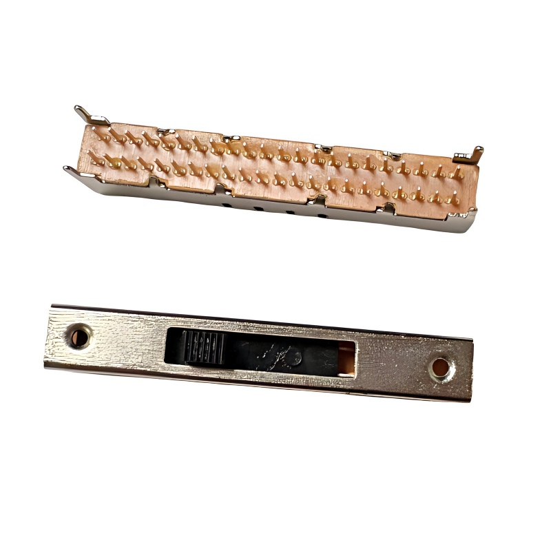 Interrupteur à glissière SS-49D01 verticale-Monté 9-Poste Double-Pôle Double-Interrupteur d\'alimentation miniature en rangée pour jouets